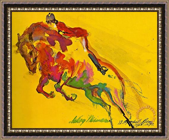 Leroy Neiman Horse Framed Painting