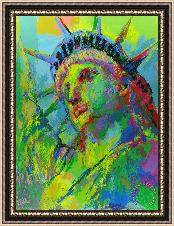 Leroy Neiman Portrait of Liberty Framed Painting