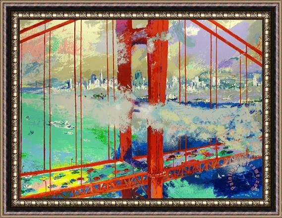 Leroy Neiman San Francisco by Day Framed Print