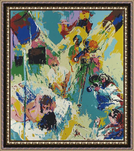 Leroy Neiman X Rated Movies Framed Print