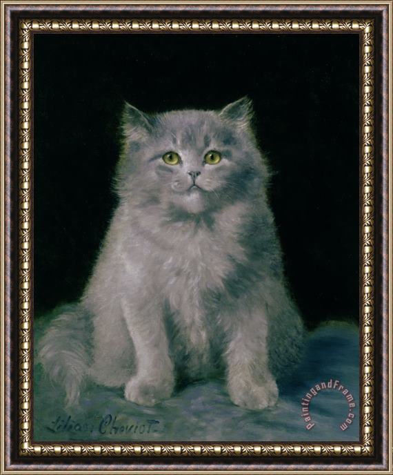 Lilian Cheviot Study of a cat Framed Print