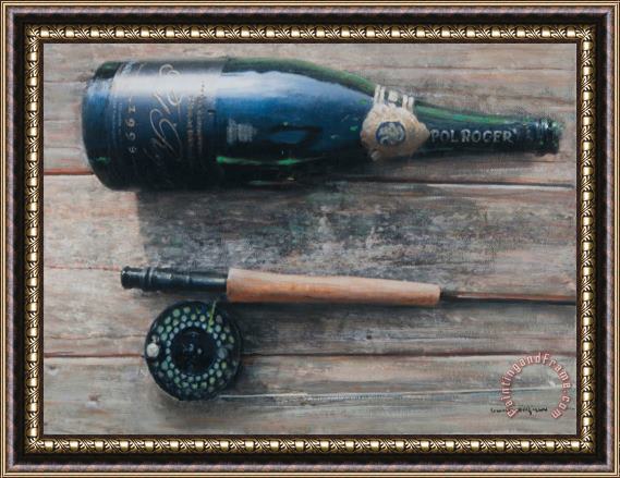 Lincoln Seligman Bottle And Rod I Framed Painting