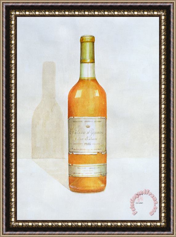 Lincoln Seligman Chateau D Yquem Framed Painting