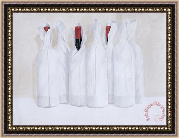 Lincoln Seligman Wrapped Bottles 3 2003 Framed Painting