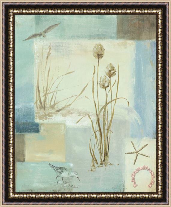 Lisa Audit Blue Waters II Framed Painting