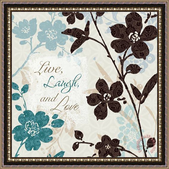 Lisa Audit Botanical Touch Quote II Framed Painting