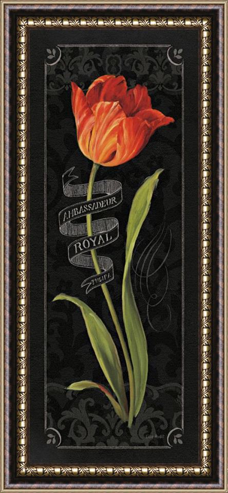 Lisa Audit Tulipa Botanica II Framed Painting