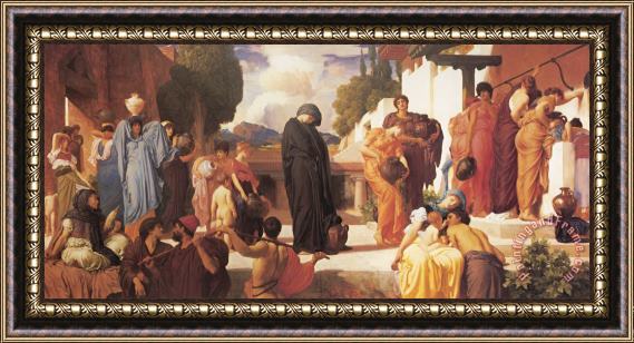 Lord Frederick Leighton Captive Andromache Framed Painting