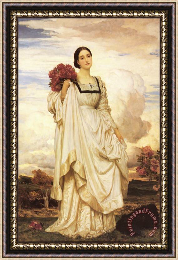 Lord Frederick Leighton The Countess Brownlow Framed Print