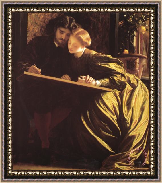 Lord Frederick Leighton The Painter's Honeymoon Framed Print