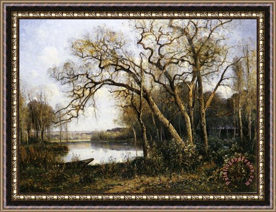 Louis Aime Japy Springtime Framed Painting