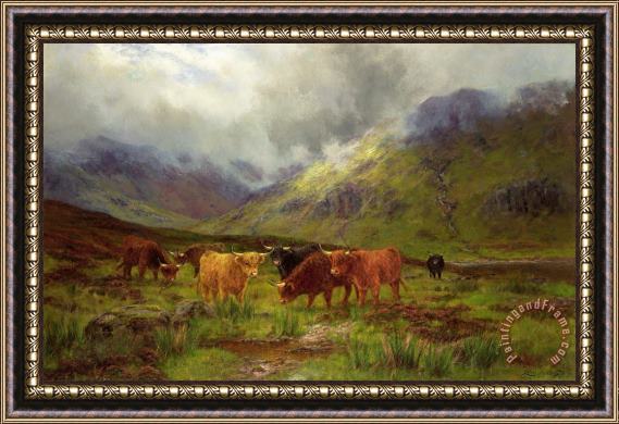 Louis Bosworth Hurt Morning Mists Framed Painting