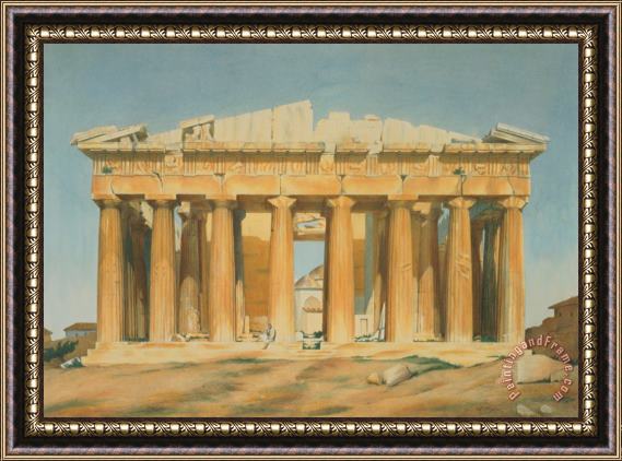 Louis Dupre The Parthenon Framed Painting