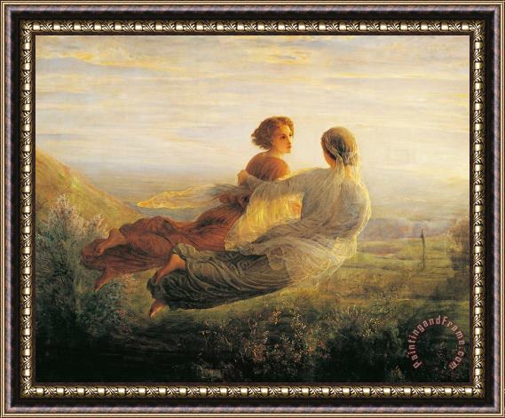 Louis Janmot The Departure Of The Soul Framed Painting
