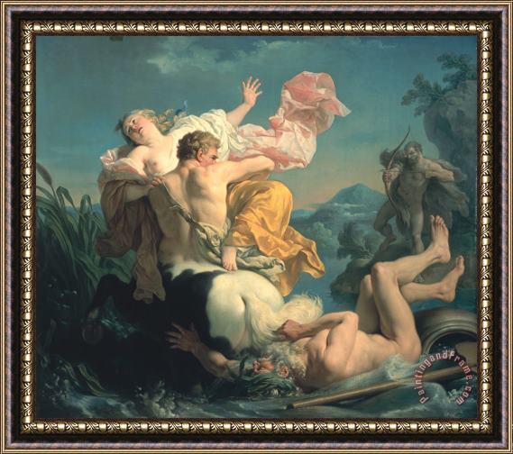 Louis Jean Francois Lagrenee The Abduction of Deianeira by the Centaur Nessus Framed Print