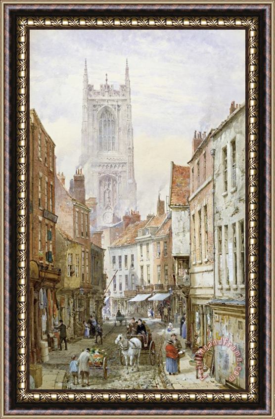 Louise J Rayner A View of Irongate Framed Painting