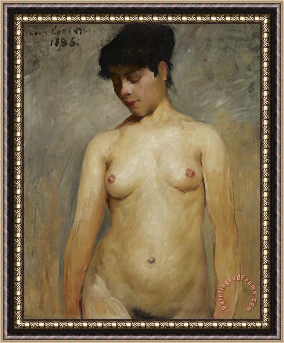 Lovis Corinth Nude Girl Framed Print