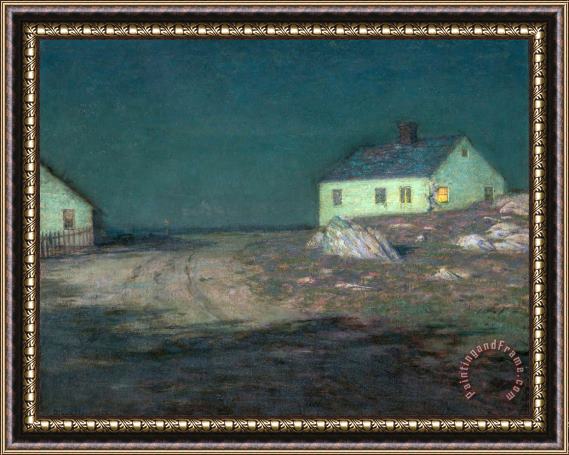 Lowell Birge Harrison The Harbor Light, New York Framed Painting