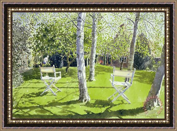 Lucy Willis Silver Birches Framed Print
