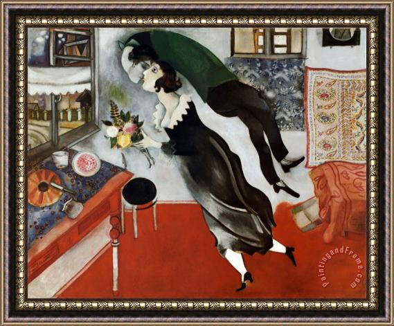 Marc Chagall Birthday Framed Painting
