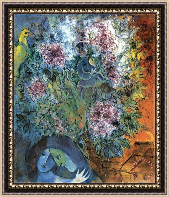 Marc Chagall Enchantment Vesperal Framed Print