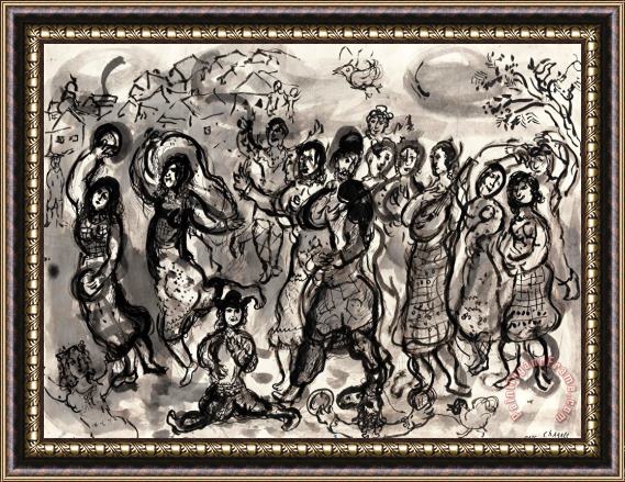 Marc Chagall La Danse Framed Print