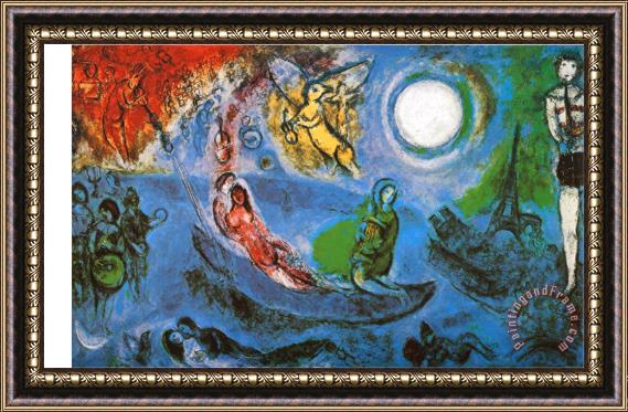 Marc Chagall The Concert Framed Print