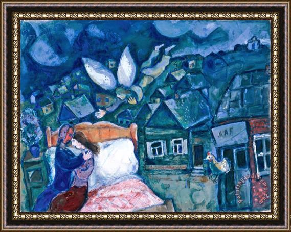 Marc Chagall The Dream 1939 Framed Painting