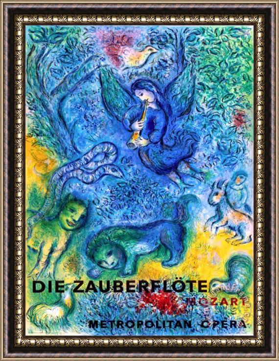 Marc Chagall The Magic Flute Framed Print