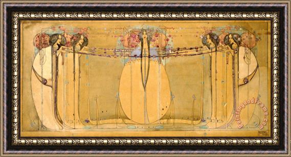 Margaret Macdonald The May Queen Framed Painting