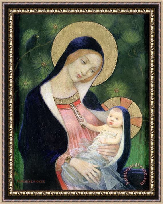Marianne Stokes Madonna of the Fir Tree Framed Print