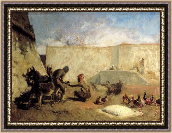 Mariano Jose Maria Bernardo Fortuny Y Carbo Moroccan Horseshoer Framed Print