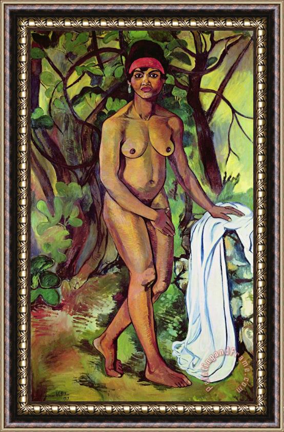 Marie Clementine Valdon Nude Framed Print