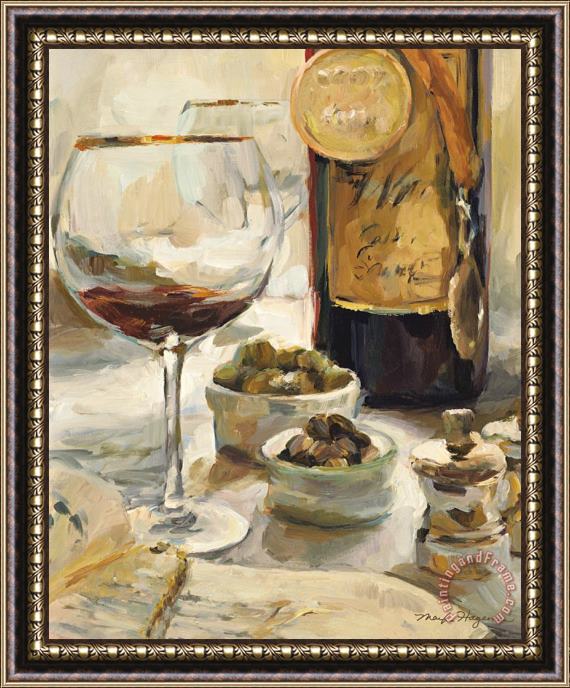 Marilyn Hageman Award Winning Wine I Framed Painting
