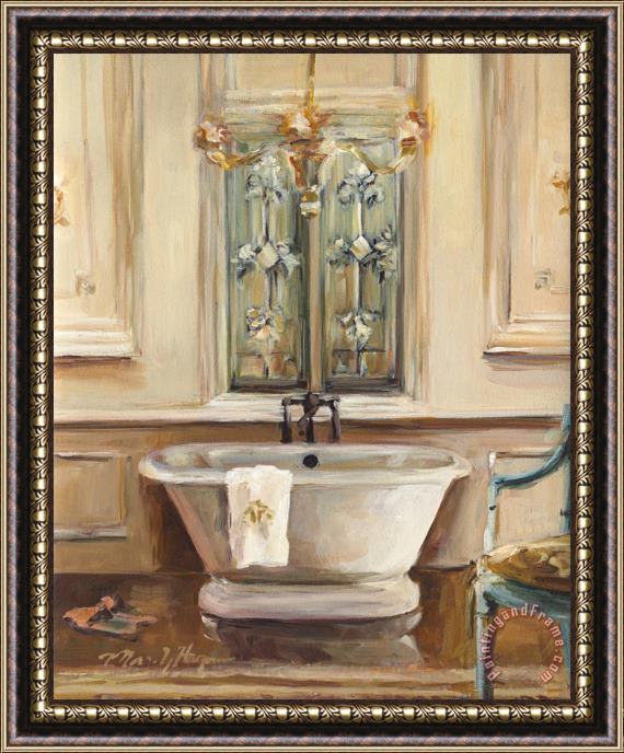 Marilyn Hageman Classical Bath III Framed Painting