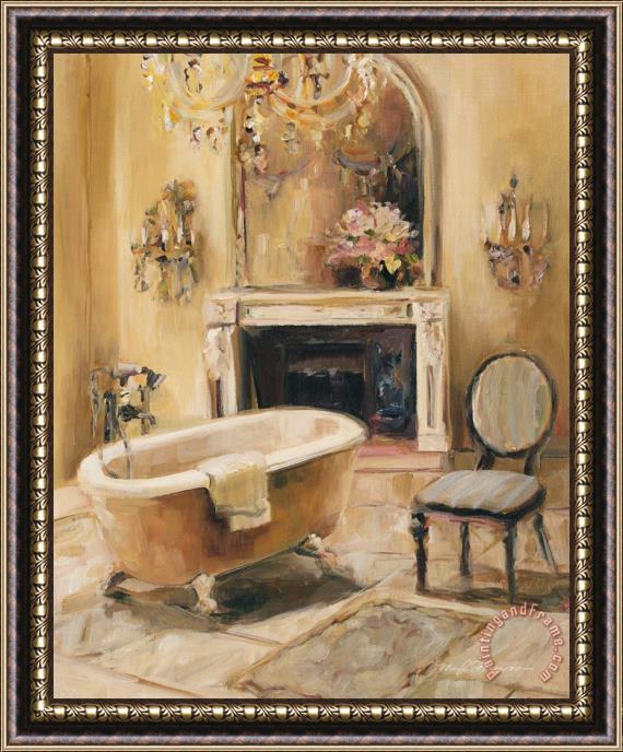 Marilyn Hageman French Bath I Framed Painting