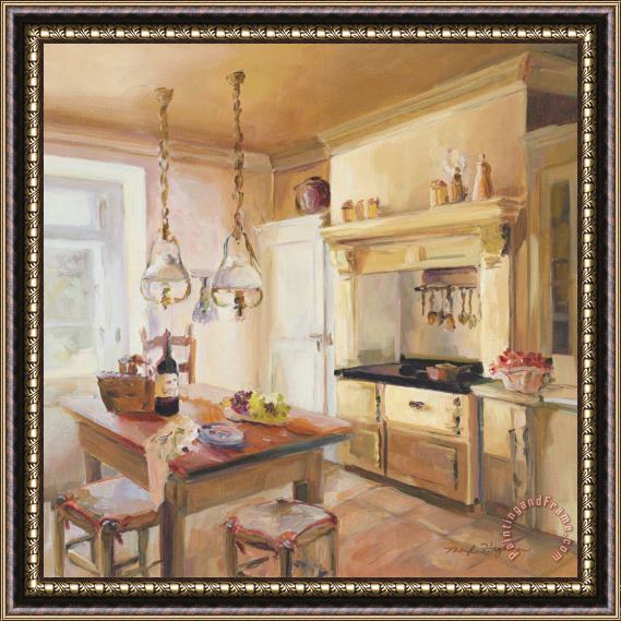 Marilyn Hageman French Kitchen II Framed Painting