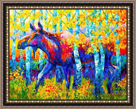 Marion Rose Autumn Queen Framed Painting