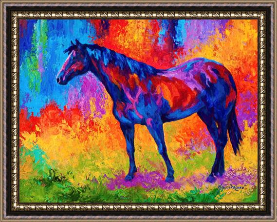 Marion Rose Bay Mare II Framed Painting
