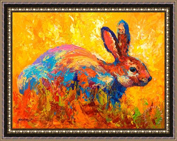 Marion Rose Forest Rabbit II Framed Painting