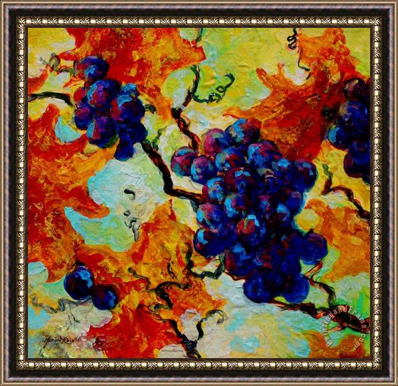 Marion Rose Grapes Mini Framed Painting