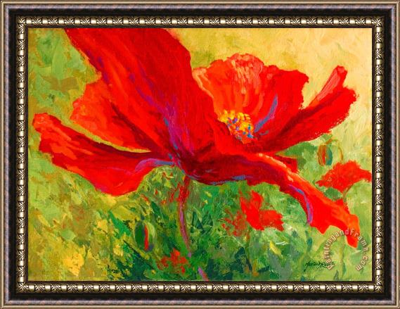 Marion Rose Red Poppy I Framed Print
