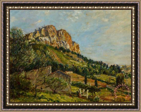 Mark Fisher Mount Canaille Cassis Framed Painting