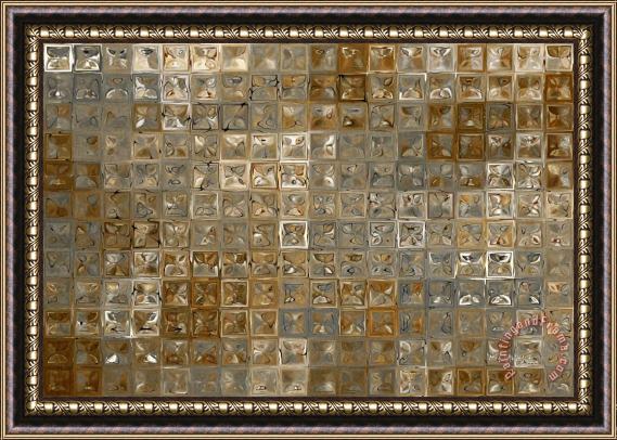 Mark Lawrence Tile Art 6 2013 Modern Mosaic Tile Art Painting Framed Print