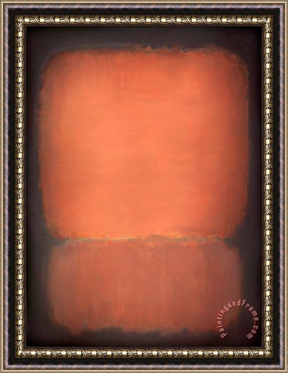 Mark Rothko No. 10, 1958 Framed Painting