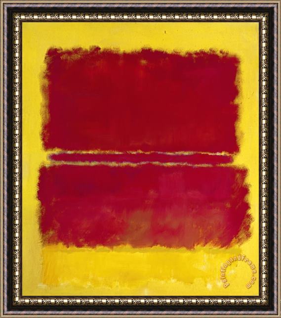 Mark Rothko No. 15, 1952 Framed Painting