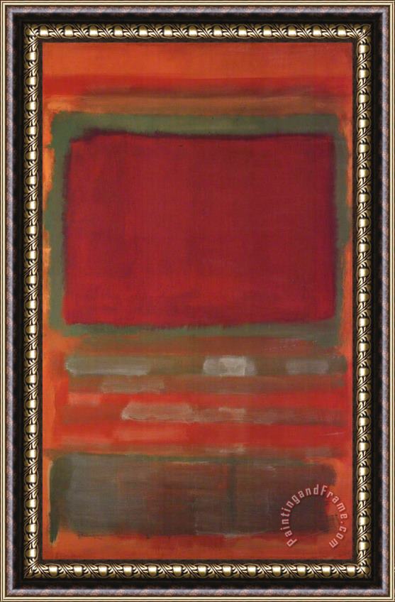 Mark Rothko No. 15 Framed Painting