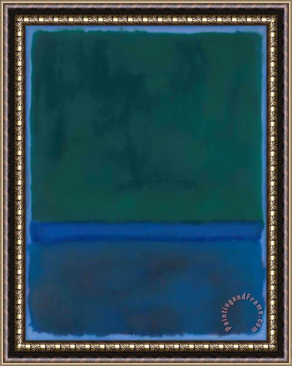 Mark Rothko No. 17, 1957 Framed Painting
