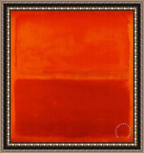 Mark Rothko No 3 1967 Framed Painting