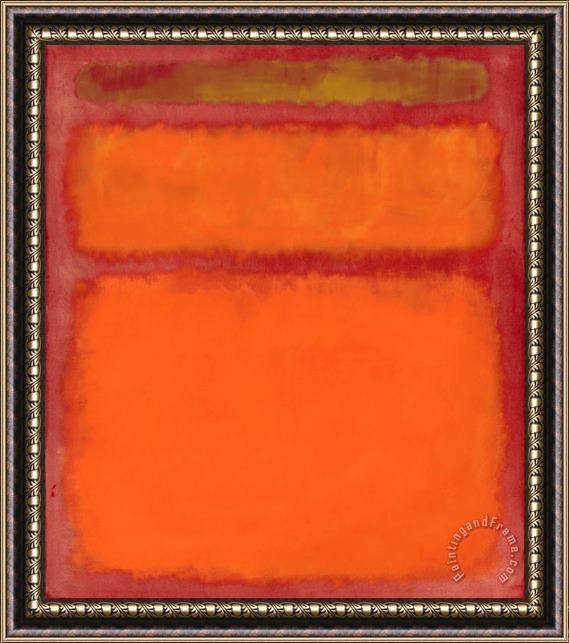 Mark Rothko Orange, Red, Yellow, 1961 Framed Print